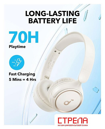 Наушники Anker Soundcore H30i (белый)