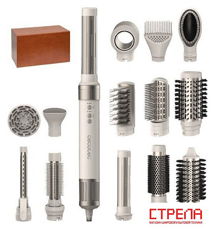 Мультистайлер Cecotec CeramicCare 14 в 1 AirGlam Champagne 252