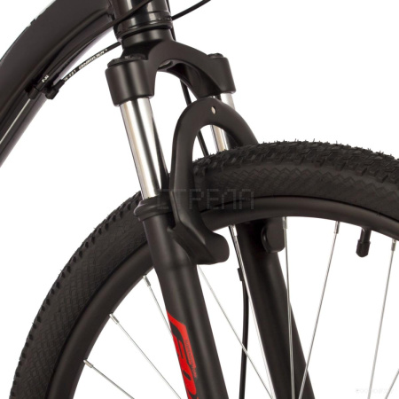 Велосипед Foxx Aztec D 26 (14, черный, 2023) (26SHD.AZTECD.14BK3)