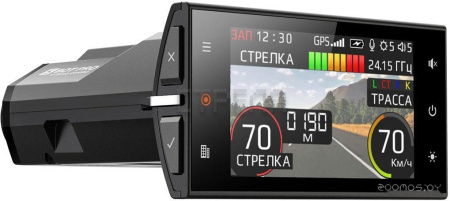 Видеорегистратор-радар детектор (2в1) SilverStone F1 Hybrid S-BOT PRO