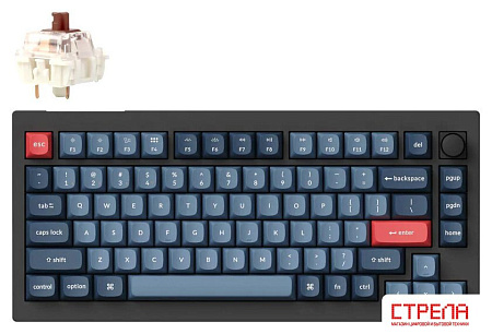 Клавиатура Keychron V1 Max RGB V1M-D3-RU (Gateron Jupiter Brown)