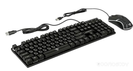 Клавиатура + мышь Nakatomi KMG-2305U (черный)