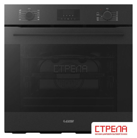 Электрический духовой шкаф Exiteq EXO-112 (черный матовый)