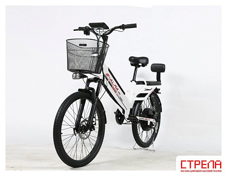 Электровелосипед SameBike Е-Alfa New SB-E-ALFA350-36/10 (белый)