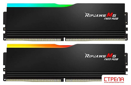 Оперативная память G.Skill Ripjaws M5 Neo RGB 2x32ГБ DDR5 6000 МГц F5-6000J3040G32GX2-RM5NRK