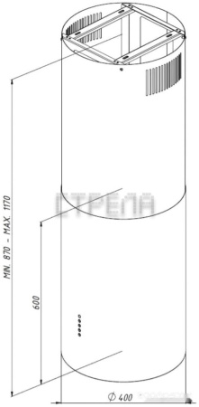 Кухонная вытяжка AKPO Balmera Eco 40 WK-4 (золото)