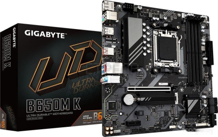 Материнская плата Gigabyte B650M K (rev. 1.0)