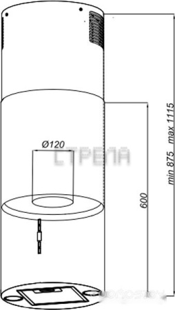Кухонная вытяжка Weissgauff Ambra WH
