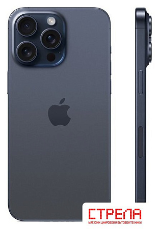 Телефон Apple iPhone 15 Pro Max 512GB (синий титан)