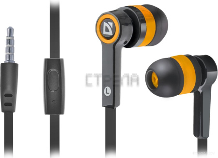 Наушники Defender Pulse-420 (Black/Orange)