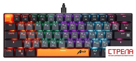 Клавиатура Defender Apex GK-002 (серый/черный)