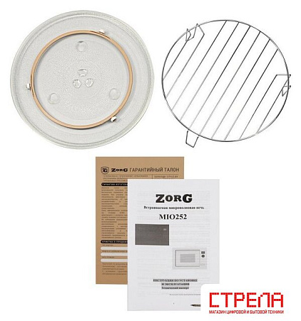 Микроволновая печь ZorG MIO252 S black (черный)