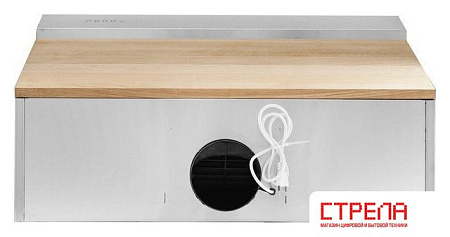 Кухонная вытяжка Elikor Фарм 90H-650-E3D (нержавеющая сталь/дуб неокрашенный)
