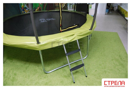 Батут Atlas Sport 312 см - 10ft Master (с лестницей, зеленый)