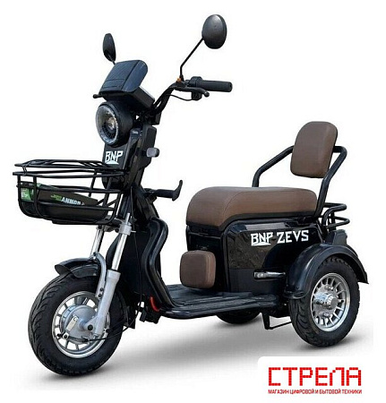 Грузовой электроскутер BNP Zevs new (черный)