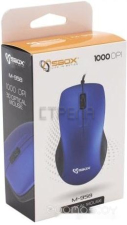 Мышь SBOX M-958 (синий)
