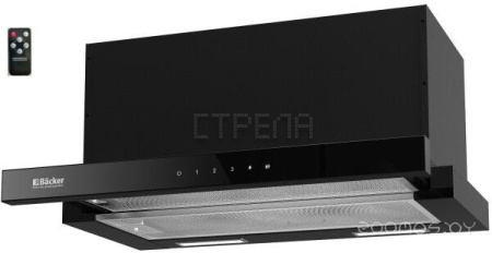 Кухонная вытяжка Backer TH60CL-2F200-BLACK RC