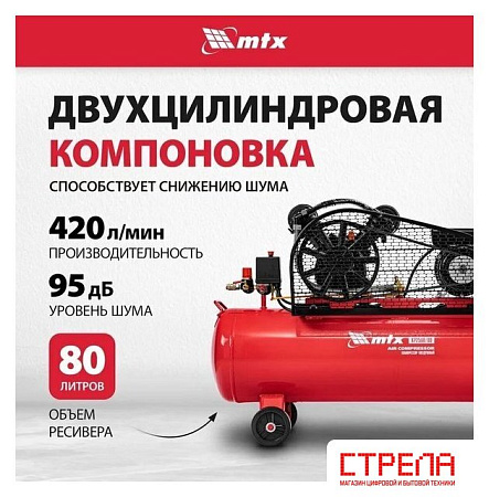 Компрессор MTX КР2500/80