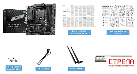 Материнская плата MSI Pro B760M-A WiFi DDR4