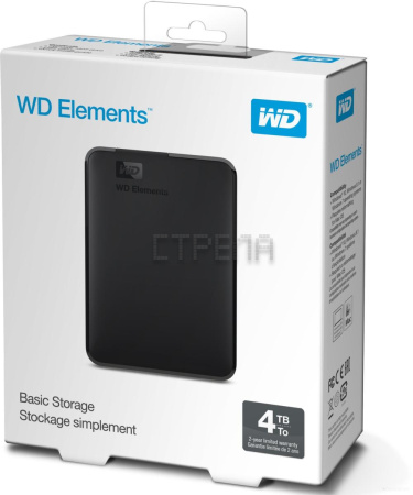 Внешний накопитель Western Digital Elements Portable 5TB WDBU6Y0050BBK