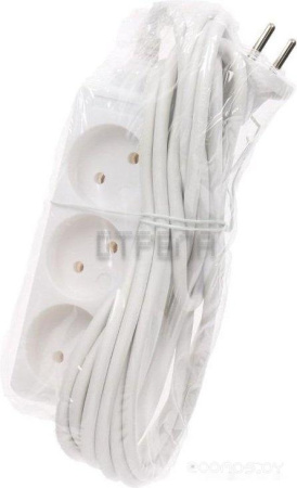 Удлинитель Electraline 62551 (3 м, белый)