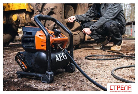 Компрессор AEG Powertools BK18-38BL-0 (без аккумулятора)