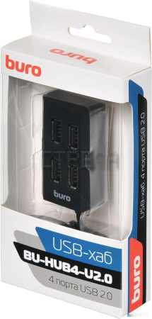 USB-хаб Buro BU-HUB4-U2.0