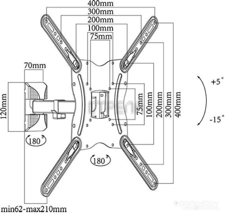 Кронштейн HARPER TVF-63