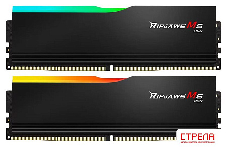 Оперативная память G.Skill Ripjaws M5 RGB 2x32ГБ DDR5 6000 МГц F5-6000J3040G32GX2-RM5RK