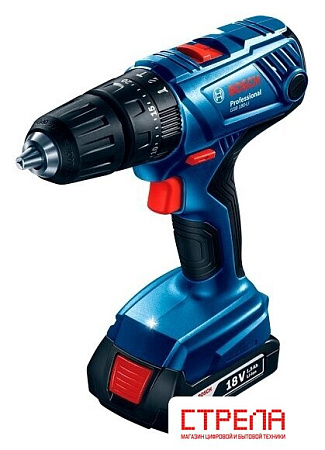 Ударная дрель-шуруповерт Bosch GSB 180-LI Professional 06019F8307 (с 2-мя АКБ, кейс)