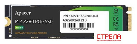 SSD Apacer AS2280Q4U M.2 PCIe Gen4 x4 512GB AP512GAS2280Q4U-1
