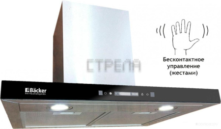 Кухонная вытяжка Backer CH60E-MC-L200 Inox BG