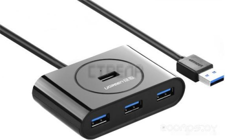 USB-хаб Ugreen CR113 20291 (черный)