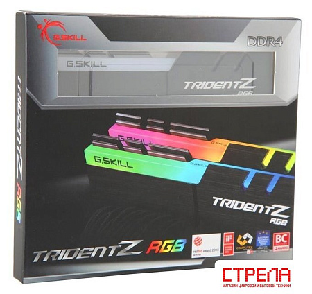 Оперативная память G.Skill Trident Z RGB 2x32ГБ DDR4 3600 МГц F4-3600C18D-64GTZR