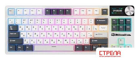 Клавиатура Royal Kludge S85 White Night (RK Cloud)