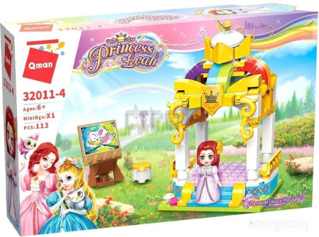 Конструктор Qman Princess Leah 32011-4 Стеклянная беседка