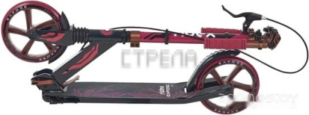 Двухколесный подростковый самокат Ridex Expose (бордовый/черный)