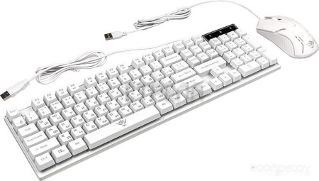 Клавиатура + мышь Nakatomi KMG-2305U (белый)