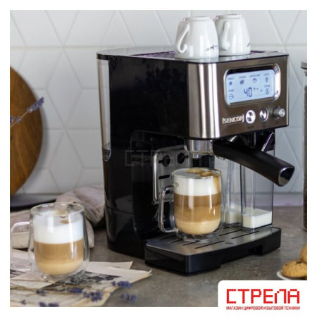 Рожковая кофеварка Sencor SES 4090 SS