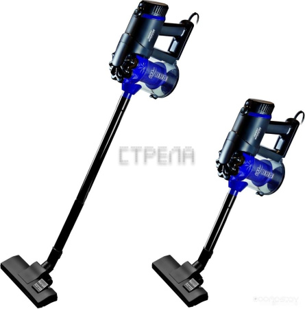 Пылесос Ginzzu VS115 (черный/синий)