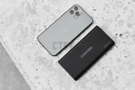 Внешний аккумулятор Canyon CNE-CPB1008B 10000mAh (черный)