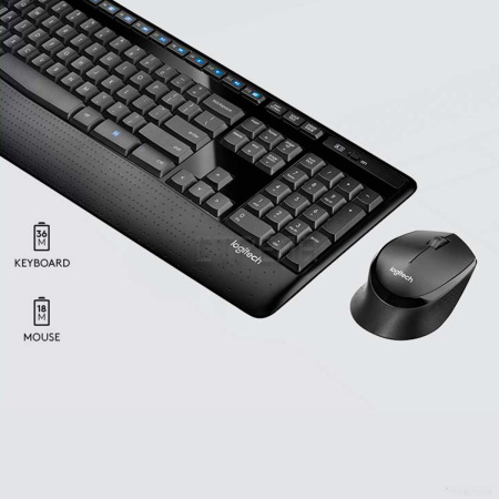 Клавиатура + мышь Logitech Wireless Combo MK345