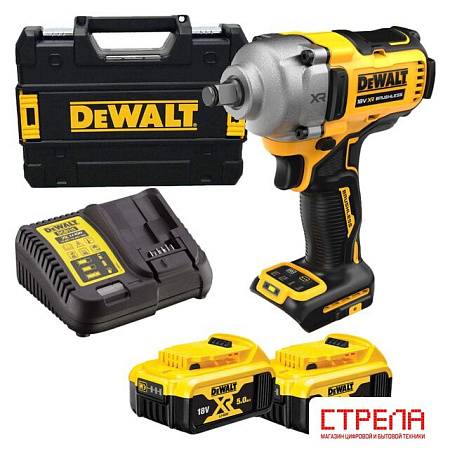 Гайковерт DeWalt DCF891P2T (с 2-мя АКБ, кейс)