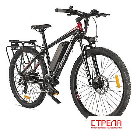 Электровелосипед Benelli E-MTB Alpan 27.5 (черный/красный)