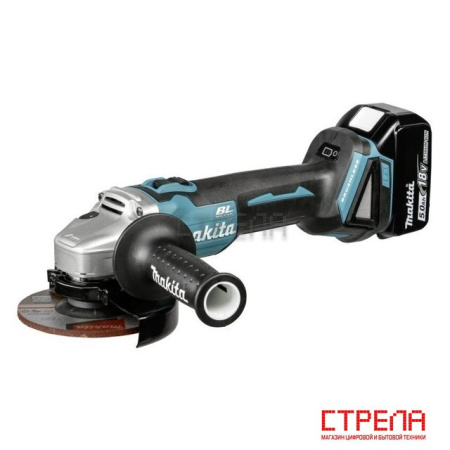 Угловая шлифмашина Makita DGA504RTJ (с 2-мя АКБ, кейс)