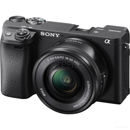 Фотоаппарат Sony Alpha ILCE-6400 Kit 16-55 мм (Black) (ILCE6400LB.CEC)