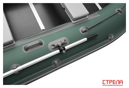 Моторная лодка Roger Boat Hunter Keel 3500 (малокилевая, зеленый/серый)