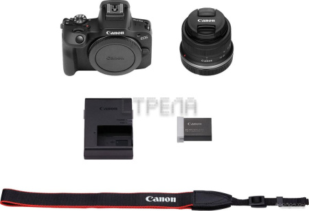 Беззеркальный фотоаппарат Canon EOS R100 Kit 18-45mm F4.5-6.3 IS STM