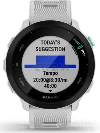 Умные часы Garmin Forerunner 55 (белый)