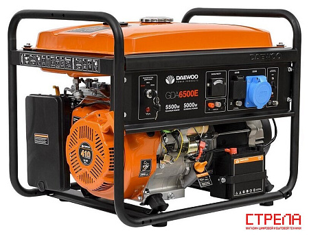 Бензиновый генератор Daewoo Power GDA 6500E